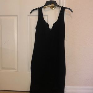 Black cocktail dress